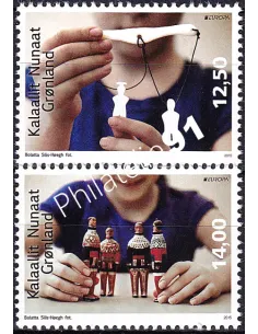 Groenland, n° 676 à 677, collection timbres Europe