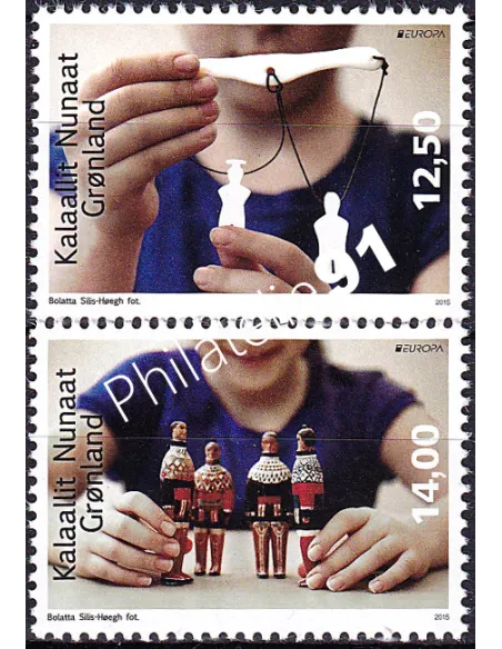 Groenland, n° 676 à 677, collection timbres Europe