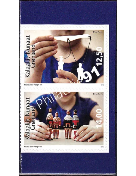 Groenland, n° 678 à 679 adhésifs, paire de carnet, timbres Europe