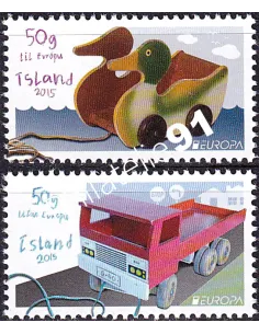 Islande, n° 1386 à 1387, collection timbres d'Europa