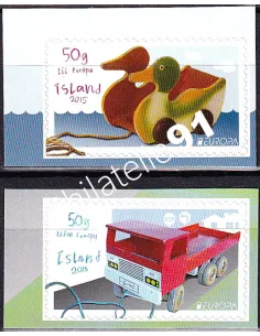 Islande, n° 1388 à 1389 adhésifs, collection timbres d'Europa