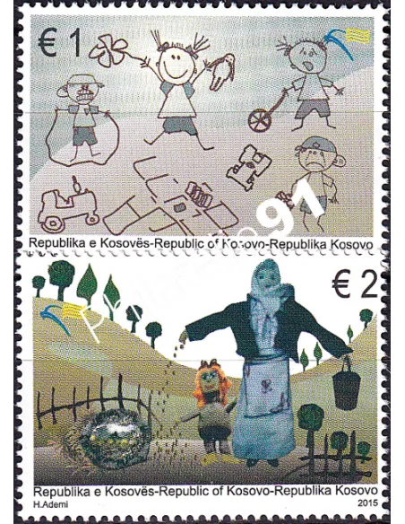 Kosovo n° 188 à 189, collection timbres Europa