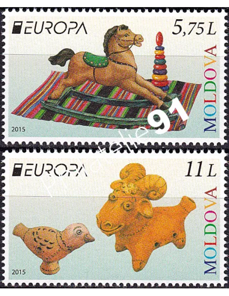 Moldavie, n° 789 à 790, collection timbres Europa
