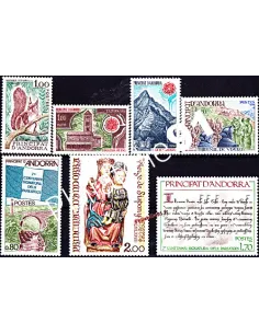 Andorre français - Année complète 1978 - collection timbre andorre