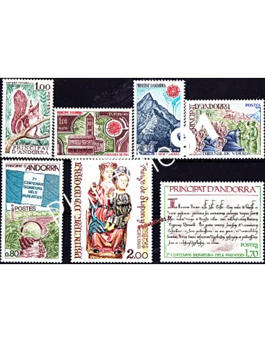 Andorre français - Année complète 1978 - collection timbre andorre