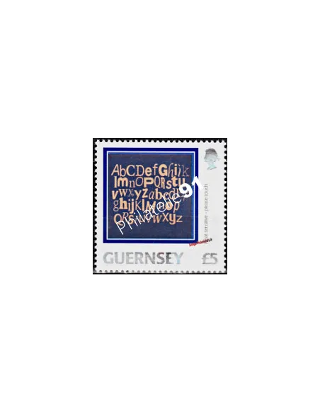 GUERNESEY - n°  993 ** -  Lettres sur un timbr sur lettre