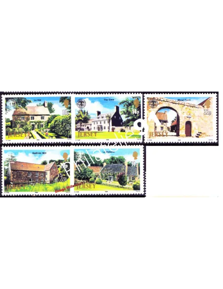 JERSEY - n°   375 à 379 - Administrtion du patrimoine