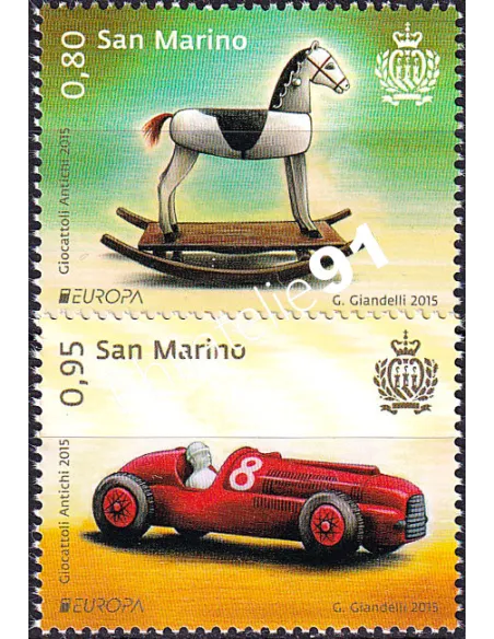 ST-MARIN, n° 2412 à 2413, collection timbres Europa