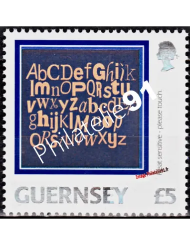 GUERNESEY - n°  993 ** -  Lettres sur un timbr sur lettre