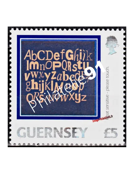 GUERNESEY - n°  993 ** -  Lettres sur un timbr sur lettre
