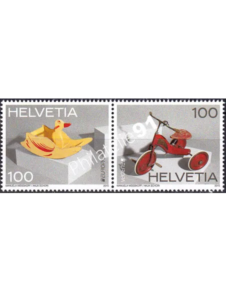 Suisse, n° 2327 à 2328, en paire, collection timbres Europe