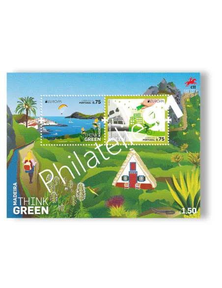 Madère, n° 371 à 372, en feuille, collection timbres Europa