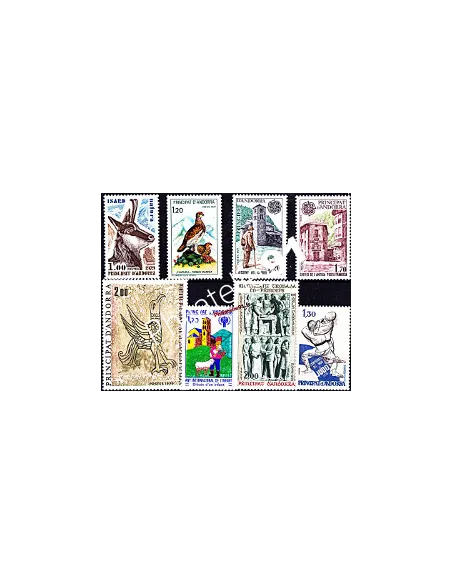 Andorre français - Année complète 1979 neuve - Timbres Andorre