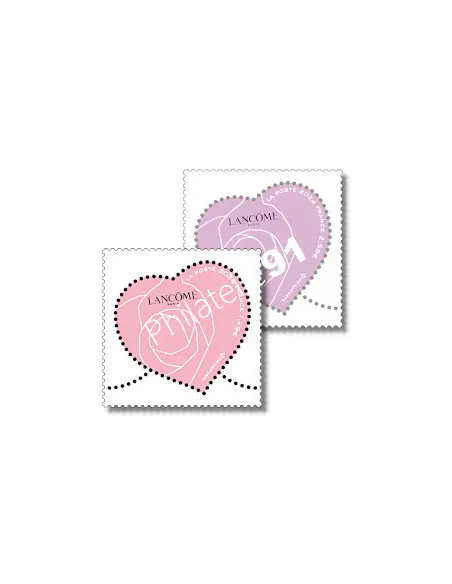Timbres Cœurs Lancôme., timbres de France 2024