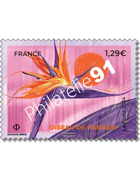 Timbre n° 5750, Oiseau de paradis, collection timbres France