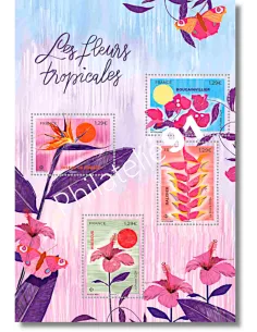 Feuillen° 5751, les fleurs tropicales, collection timbres France