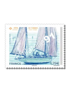 Timbre n° 5757, A bord d'un voilier, collection timbres France