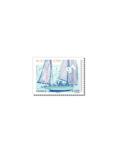 Timbre n° 5757, A bord d'un voilier, collection timbres France