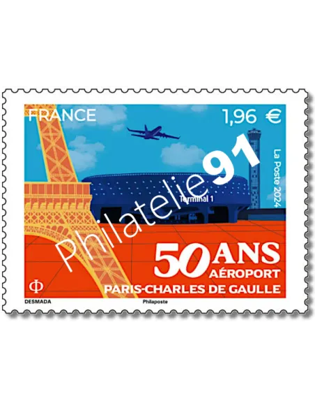 Timbre n° 5763, Aéroport de Paris, collection timbres France