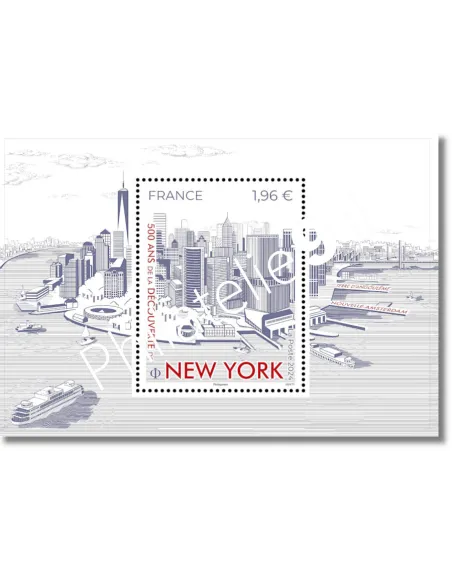 Feuille n° 5769, New-York, collection timbres France