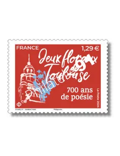 Timbre n° 5772, 700 ans des Jeux Floraux de Toulouse timbres de France