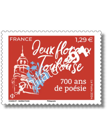 Timbre n° 5772, 700 ans des Jeux Floraux de Toulouse timbres de France