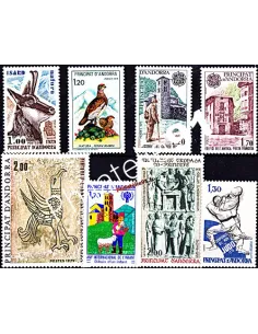Andorre français - Année complète 1979 neuve - Timbres Andorre