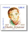Timbre n° 5777, Charles Aznavour, timbres de France