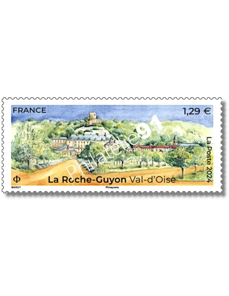 Timbre n° 5792, La Roche-Guyon, timbres de France