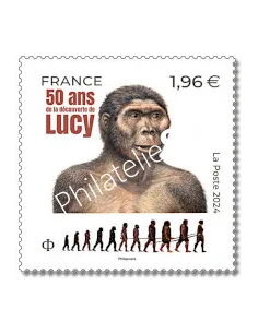 Timbre n° 5794, 50 ans de la découverte de Lucy, timbres de France