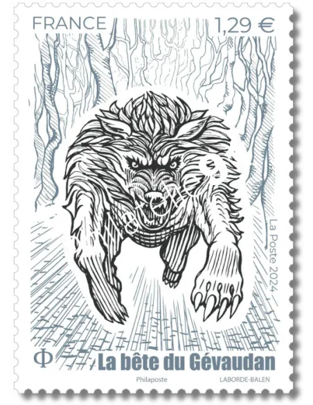 Timbre n° 5795, La bête du Gévaudan, timbres de France