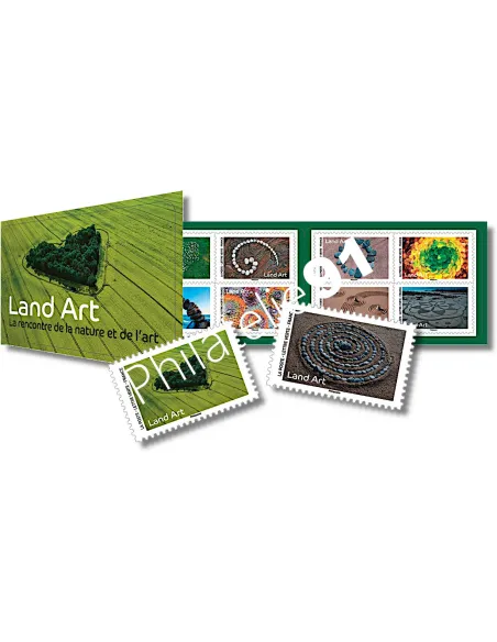 Carnet n° 2375, Land Art, timbres de France 2023