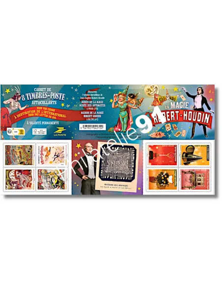 Carnet n° 2447, La magie de Robert-Houdin, timbres de France 2023