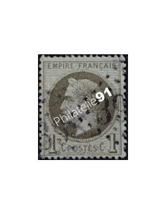 Timbre de France n° 25 - Second Empire - Napoléon III - oblitéré