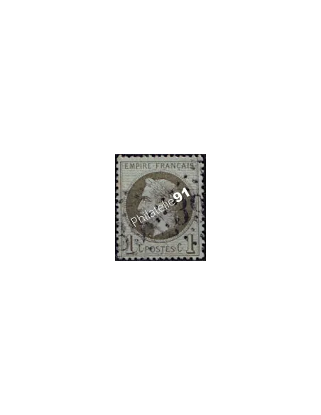 Timbre de France n° 25 - Second Empire - Napoléon III - oblitéré