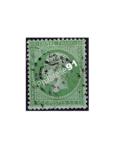 Timbre de France n° 20 - Second Empire - Napoléon III - oblitéré