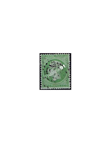 Timbre de France n° 20 - Second Empire - Napoléon III - oblitéré