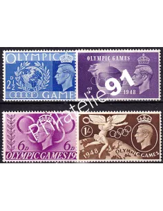 Grande-Bretagne, n° 241 à 244 neufs, collection timbres Europe