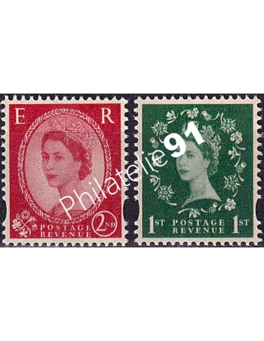 Grande-Bretagne, n° 2306 à 2307 neufs, collection timbres Europe