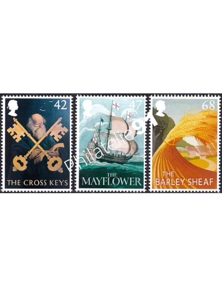 Grande-Bretagne, n° 2471 à 2473 neufs, collection timbres Europe