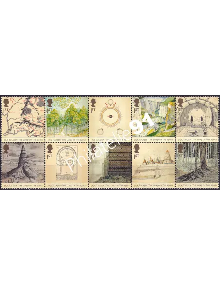 Grande-Bretagne, n° 2523 à 2532 neufs, collection timbres Europe