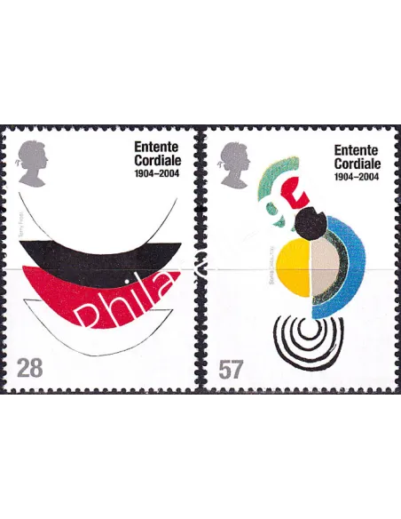 Grande-Bretagne, n° 2546 à 2547 neufs, collection timbres Europe