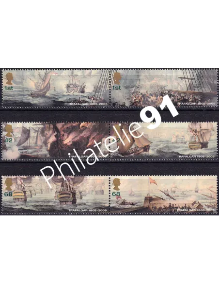 Grande-Bretagne, n° 2694 à 2699 neufs, collection timbres Europe