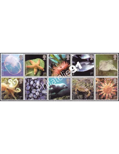 Grande-Bretagne, n° 2837 à 2846 neufs, collection timbres Europe