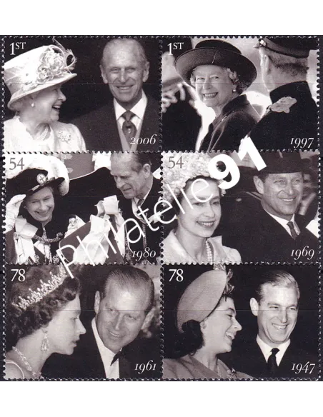 Grande-Bretagne, n° 2939 à 2944 neufs, collection timbres Europe