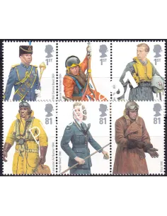 Grande-Bretagne, n° 3046 à 3051 neufs, collection timbres Europe