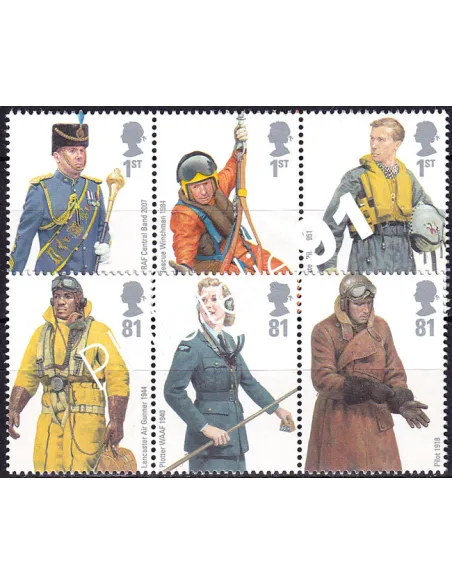 Grande-Bretagne, n° 3046 à 3051 neufs, collection timbres Europe