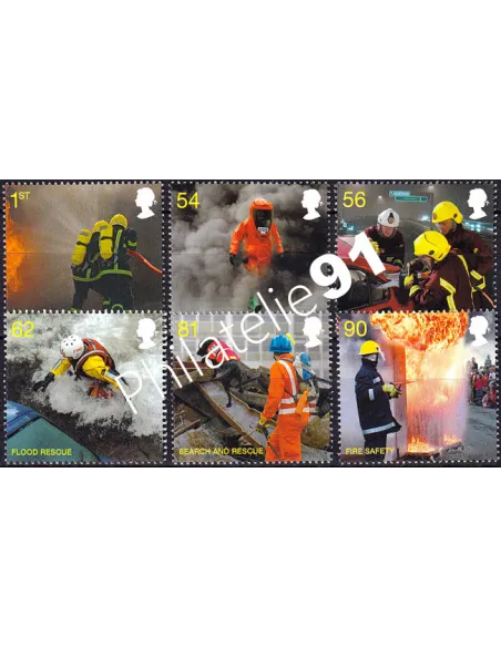 Grande-Bretagne, n° 3174 à 3181 neufs, collection timbres Europe