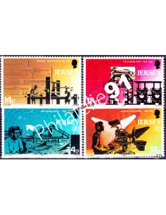 JERSEY - n°  514 à 517 ** - Année de l'alphabétisation