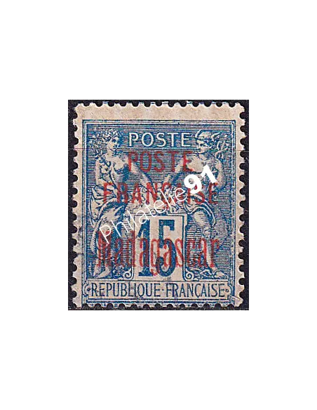 Madagascar, n° 16 oblitéré, timbres colonies Françaises